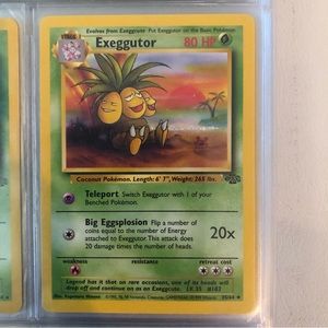1990’s rare vintage Exeggutor Pokémon card 35/64